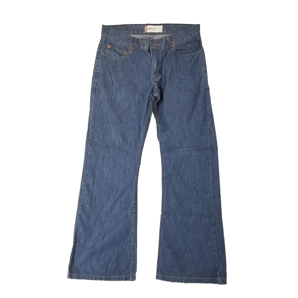 Levi's 797 00 jeans mens 32x30 Low Rise bootcut blue denim pants special edition